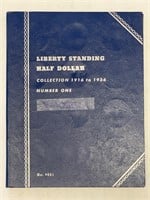 24 - Standing Liberty half dollars in book
