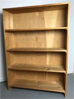 Pine Shelving Unit or Bookcase 4 Shelves