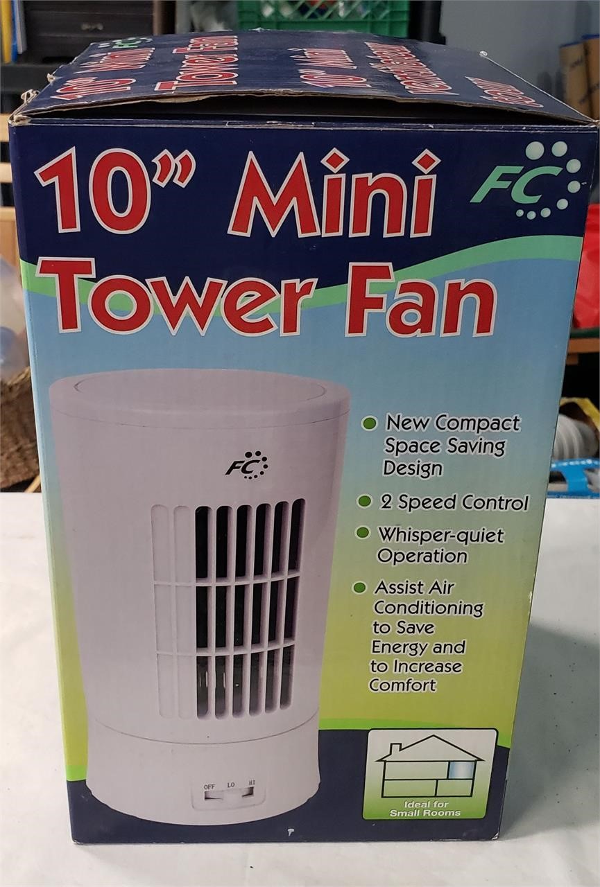 10" Tower Fan