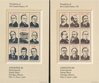 1986 Ameripex '86 Presidents of the United States,