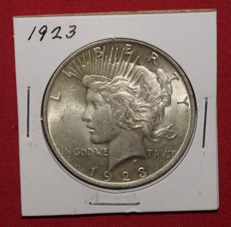 1923 Peace Silver Dollar