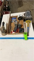 Craftsman sander ( untested), hole saws, aluminum