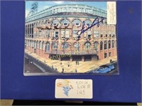 SIGNED PHOTO OF EBBETS FIELD