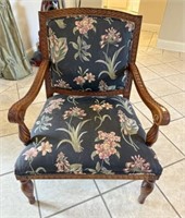 Reproduction Louis XIII Cherry Arm Chair