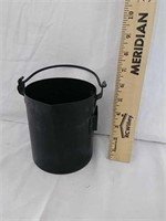 Vintage heavy metal bucket with spout