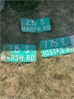 Four Road Signs