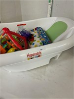 Baby bath & toys