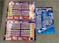 Group of Vintage Hot Wheels Posters