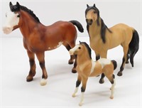 (3) BREYER Collector Horses