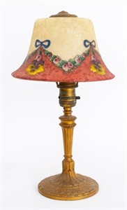 H.G McFaddin & Co Bellova Art Glass Table Lamp