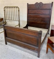 Vintage Carved Bed