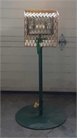 Industrial work light on metal stand 40 in tall