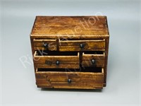 vintage craft box-dresser theme 3" x 6"x 5"
