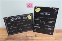 New - All About Me & 1st Day Board