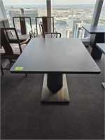 44" X 36" X 30" WOOD DINING TABLE WITH BASE