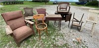 Large Lot of As Found Furniture