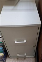 Two Drawer File Cabinet - No Key