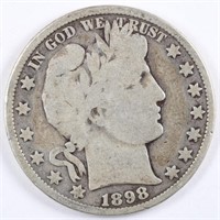 1898 Barber Half Dollar