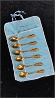 Tiffany & Vo. Gold Vermeil Demitasse Spoons