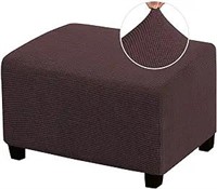 Stretch Cushion Ottoman Slipcover
