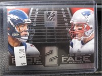 2014 DONRUSS ELITE MANNING BRADY F2F INSERT