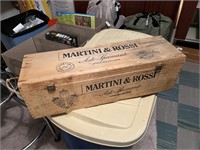 Wooden Martini & Rossi Box