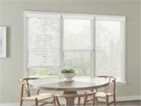 Cordless 2 1/2 Inch Faux Wood Blinds