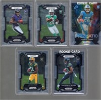 5 2023 Panini Prizm RCs. Gibbs, Reed,