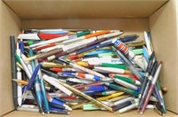 Vintage Advertising Ink Pens, Large Lot -