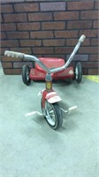 Vintage red kids western flyer Tricycle