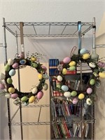 2 Easter Egg Wreaths