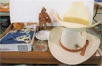 Cowboy Hats, Wood Carving, Kool Ashtray, Misc