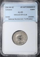 238-244 AD GORDIAN III ROMAN COIN NNC AU