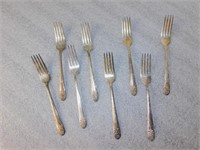 Forks, Appears To Be Silver Plated
