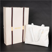 GUCCI Micro GG Shoulder Tote Bag