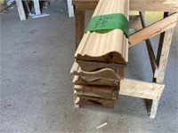 Pine chair rail