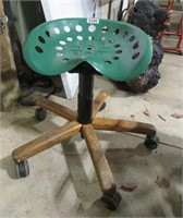 tractor seat adjustable stool