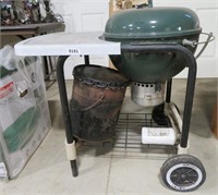 weber charcoal grill/table