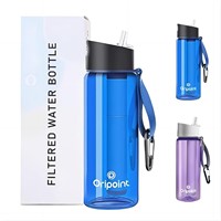 Filtered Water Bottle, Travel 4-Stage Water