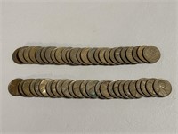 ROLL OF WHEAT PENNIES - "S" MINTS (50)