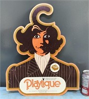 Playboy Playtique cardboard advert (1976)