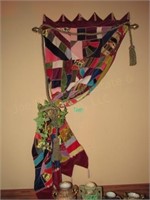 Crazy Quilt Wall Hanging Approx. 29" x 40"