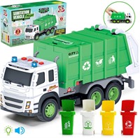 MOBIUS Toys Garbage Truck Friction-Powered - 1:12