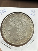 1900 P Morgan Silver Dollar