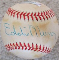 Eddie Murray Signed OAL Baseball Baltimore Orioles