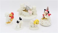 (5) Disney Snowbabie Collectible Figurines