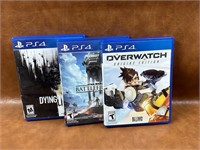 PS4 Overwatch, Star Wars, Dying Light