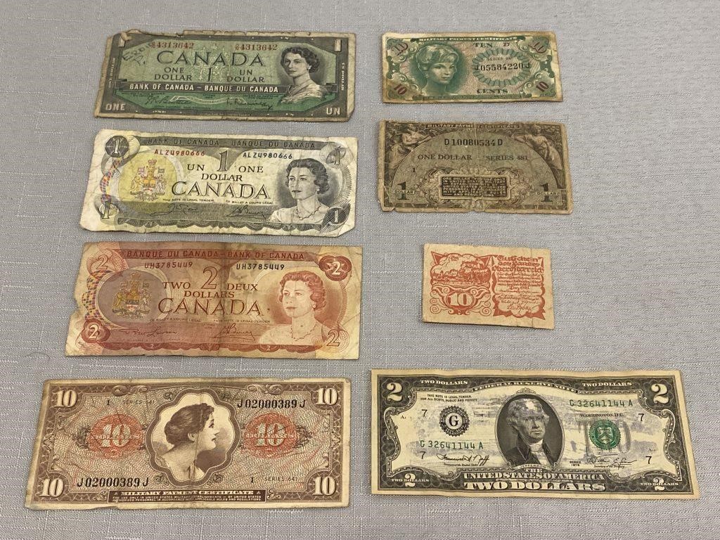 Assorted Currency Lot