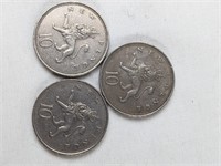 BRITISH NEW PENCE COINS