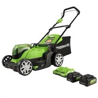 Greenworks 24V 17-in Cordless Lawn Mower 4 Ah